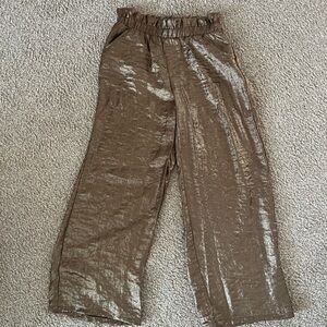 Girls dressy wide leg pants size 8